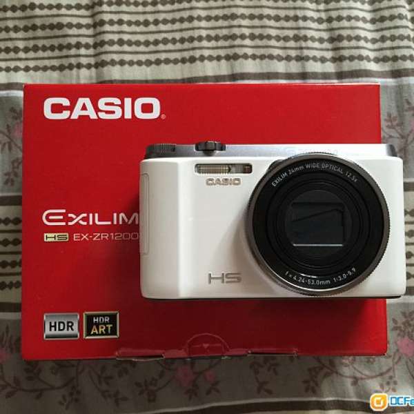 CASIO EXILIM EX-ZR1200 白色 white