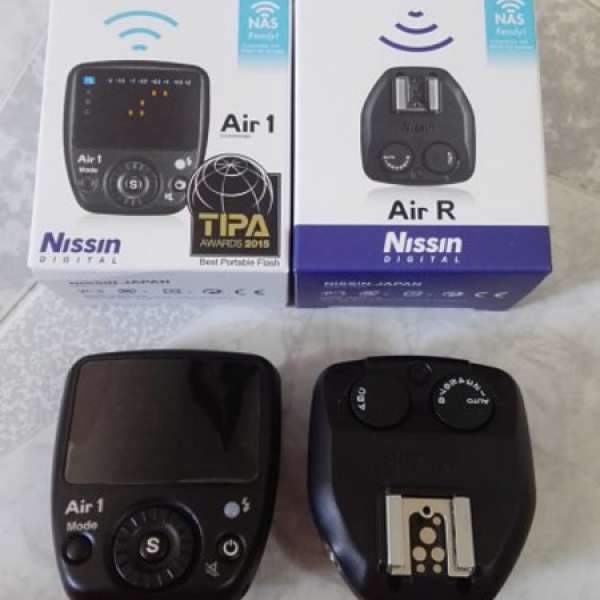 Nissin 2.4Ghz 無線 TTL 引閃 Air 1 及 接收器 receiver R (Nikon 版閃燈用)