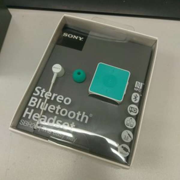全新 Sony Stereo Bluetooth Headset SBH20 湖水綠
