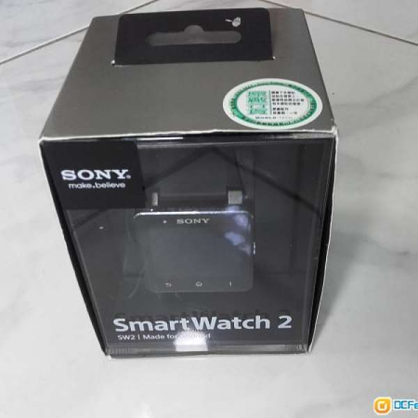 99%新 SONY SmartWatch 2 黑色 SW2
