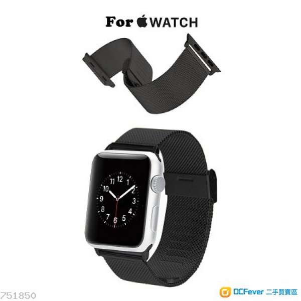 Apple Watch Metal Band 全新蘋果手錶黑色金屬錶帶