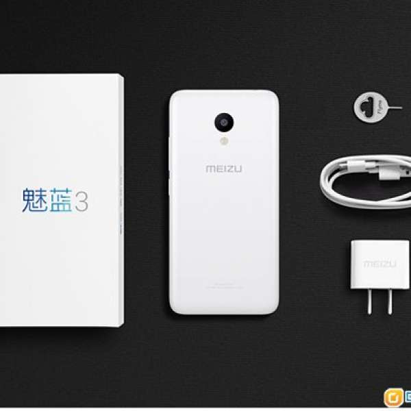 魅族 魅藍3 全網通公開版 16GB 白色   雙卡雙待 指紋 (全新未開)