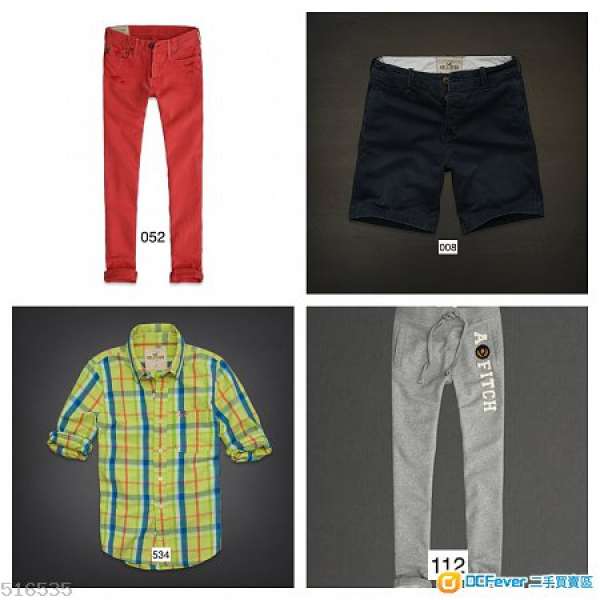 二）全新 Hollister by Abercrombie Fitch Jack Wills T shirt 短袖 長袖 背心 詳情...