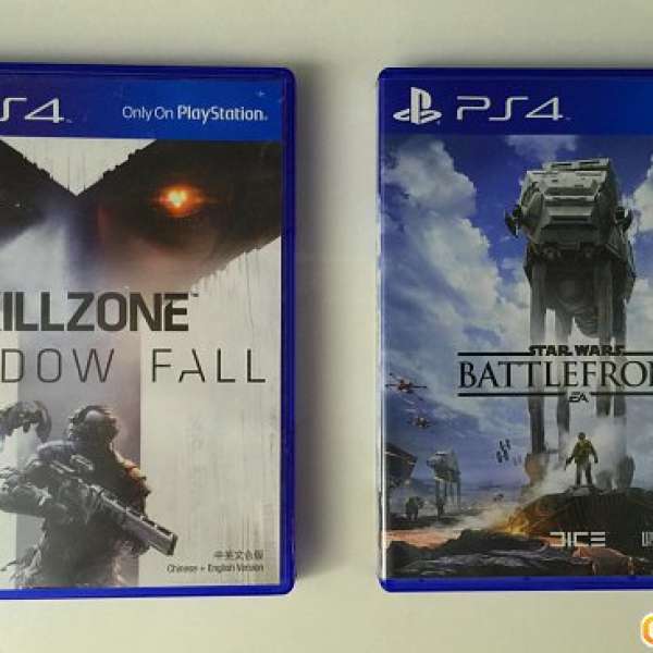 PS4 Games KillZone Shadow Fall Star Wars Battlefront 抵玩
