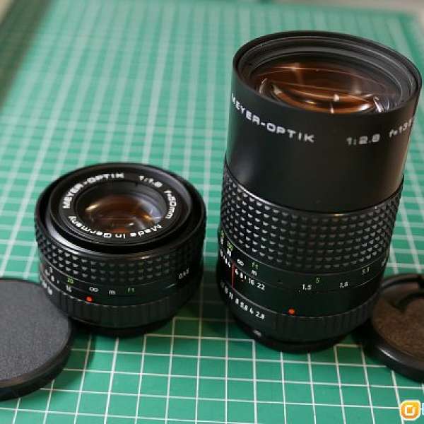 2支優質Meyer-Optik 手動鏡M42 - Made in Germany, for Sony, Canon