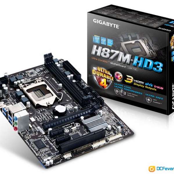 GA-H87M-HD3 (rev. 1.x)  1150 MB + intel i5 4460