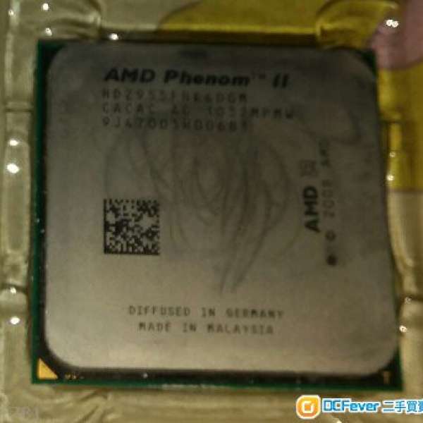 AMD Phenom ll ×4 955連原裝風扇95%
