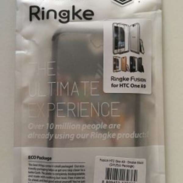 Ringke HTC A9 透明底霧黑邊保護套