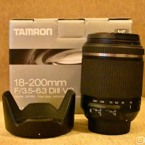 Tamron 18-200mm F/3.5-6.3 Di II VC B018 Nikon Mount