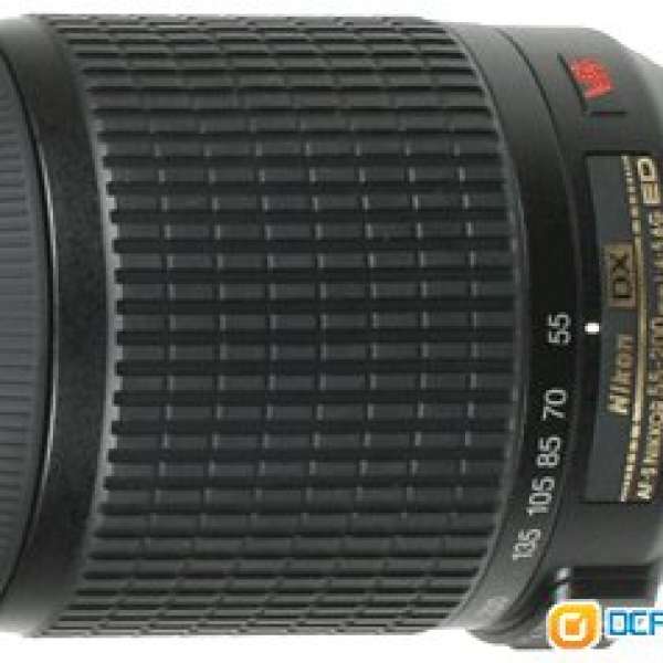 Nikon 55-200mm f/4-5.6G ED lens