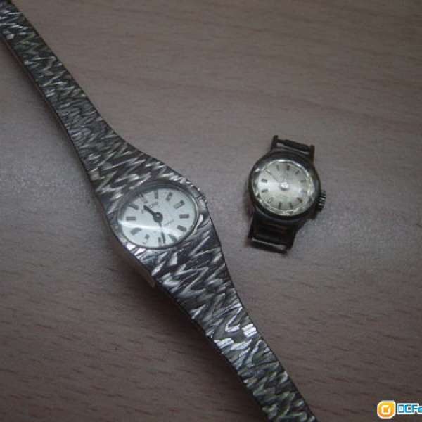已損壞 英納格 樂都 女裝 上鍊 機械 手錶,只售HK$100(不議價)