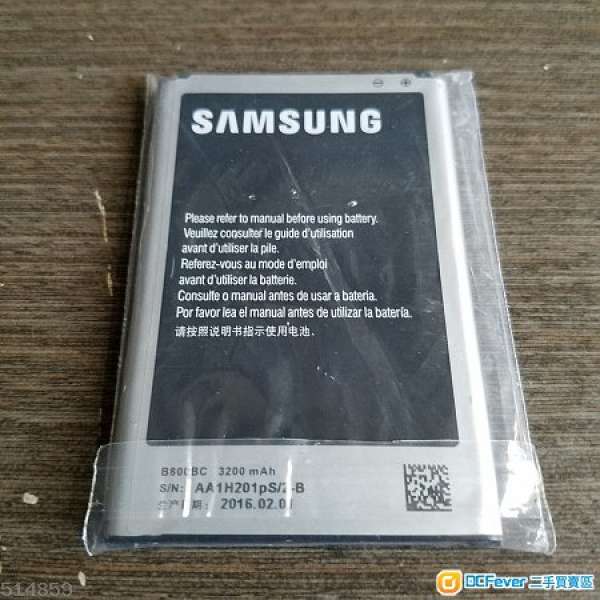 放全新Samsung Note 3電池未用過