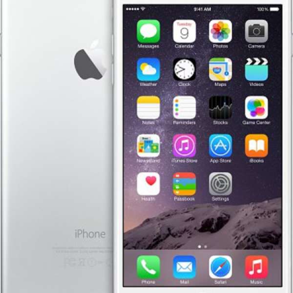 iPhone 6 Plus 128GB Silver 5.5吋 99% New 新淨盒裝行貨 無花無硼
