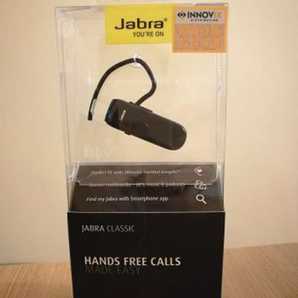 Jabra Classic Bluetooth 4.0 藍芽免提 可聽音樂 （黑色）