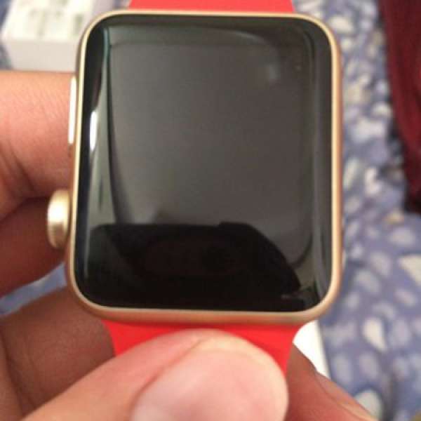 38mm apple watch sport (gold)