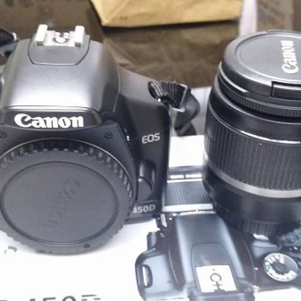 Canon 450D  kit set  (with  55-250mm )
