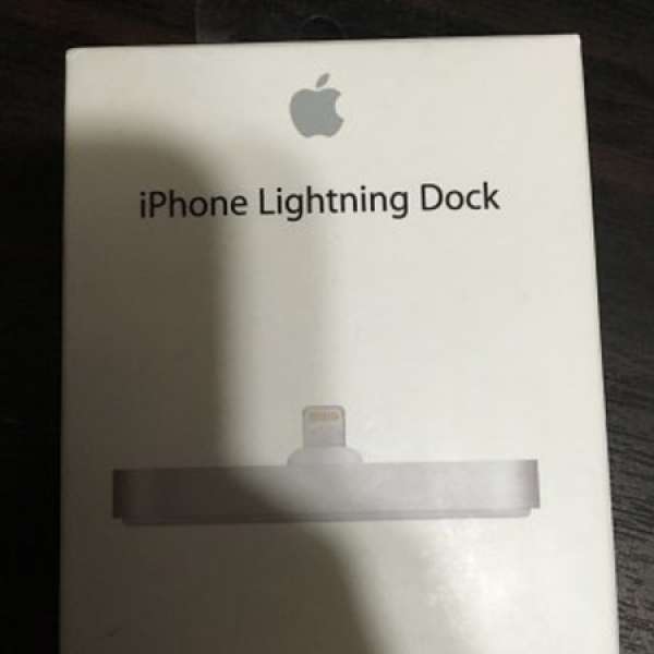 全新未開 香港 行貨 Apple iPhone Lightning Dock 底座 -  銀