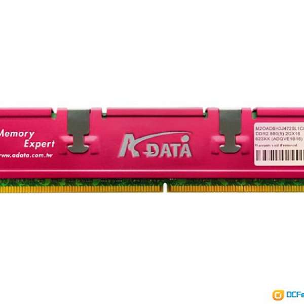 ADATA DDR2-800RAM 2GB x 2條 (共 4GB)