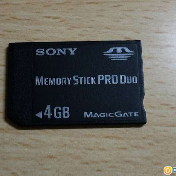 Sony Memory Stick Pro Duo 512mb / 4gb memory cards