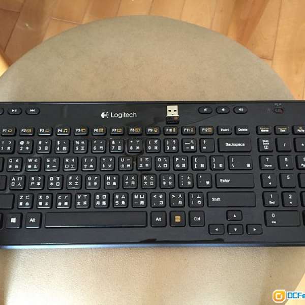 95%新 Logitech K360無線keyboard 原裝行貨