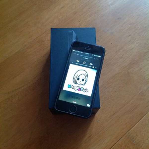 Iphone 5 16GB Black Zp 85%新有盒有耳機