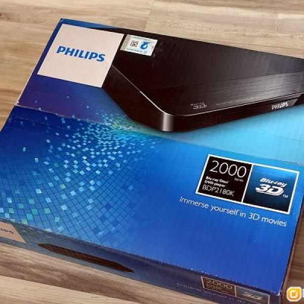 Philips 3D Blu-ray player BKP2180K 100% New