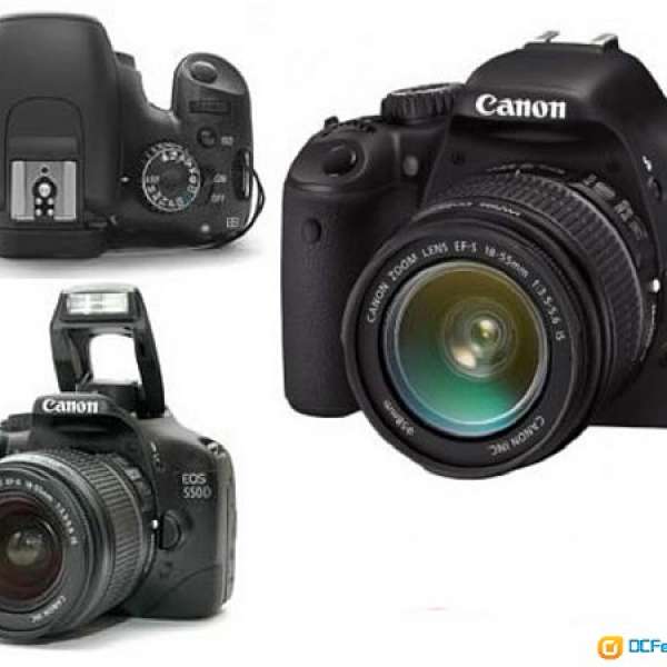 Canon 550D & 18-55mm f/3.5-5.6 IS USM lens