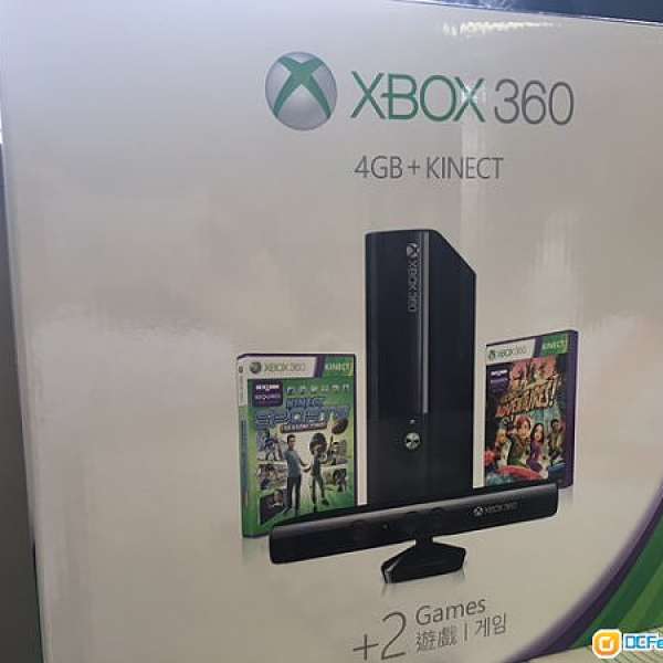 Microsoft XBOX 360 4GB Kinect + 20 GAMES