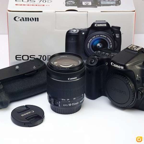 Canon 70D +18-55IS STM kit set + Phottix直倒
