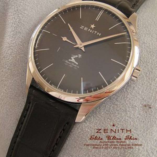 ZENITH真力時 Elite Ultra Thin  軒尼詩 250周年特别版超薄自動手錶