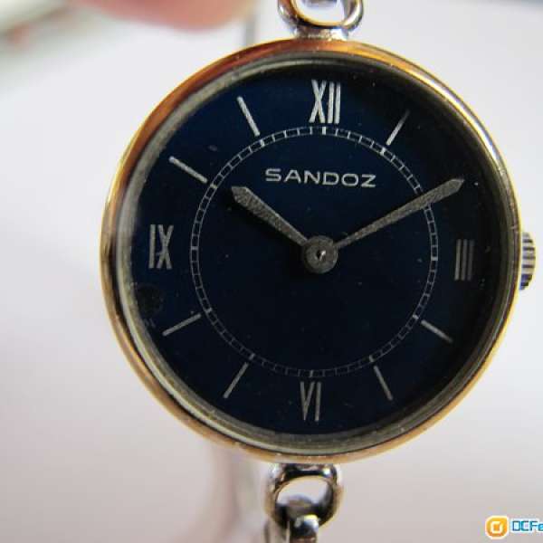 瑞士 SANDOZ 山度士 10Microns 包金 上鍊 女裝錶
