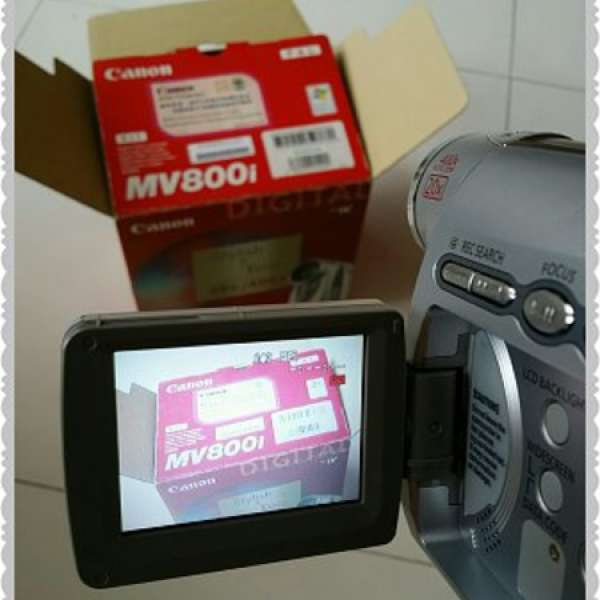 9成新Canon MV800i 手提數碼攝錄機