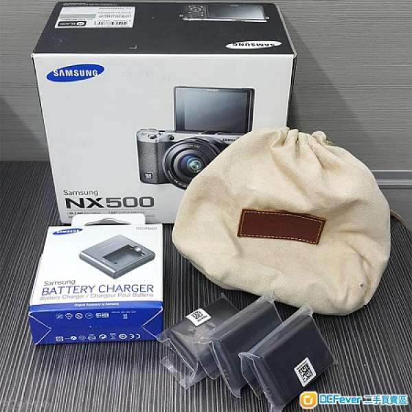 95以上新 SAMSUNG NX NX500 BODY BLACK 黑色機身＋配件