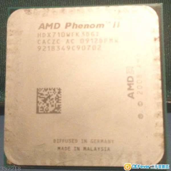AMD AM3 Phenom II X3 CPU 送 主機板