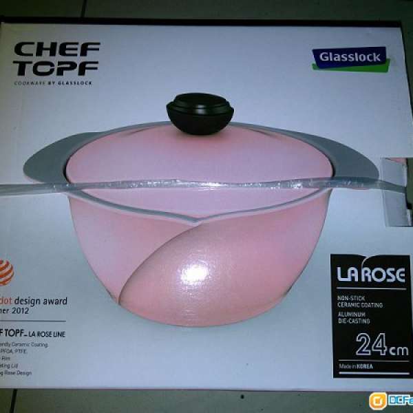 全新韓國 Chef Topf La Rose 24cm 玫瑰鍋連蓋