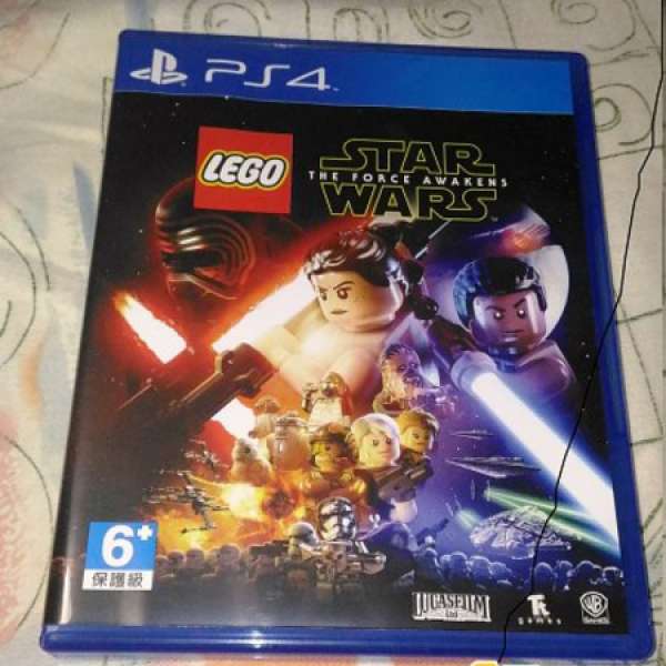 二手 PS4 LEGO STAR WARS VII The Force Awakens (有code、包郵)