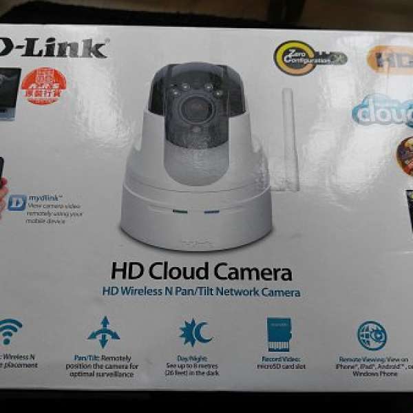 DCS-5222L mydlink HD旋轉式無線網路攝影機H.264 可旋轉式無線網路攝影機