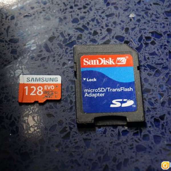 Samsung 128GB SDXC micro SD 連卡套