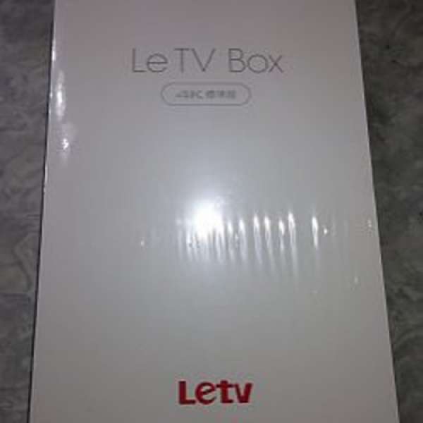 100% 全新未開封 LETV  Box  全新未開  $300  可睇半年