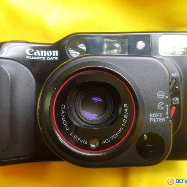 Canon Autoboy tele 40/70mm鏡頭 f2.8/4.9 昂有機種. 已用 film實試 100% work