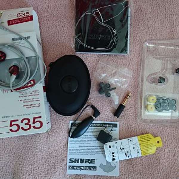 Shure SE535 紅色 有保養