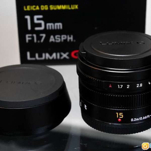 Panasonic Leica DG Summilux 15mm F1.7 ASPH (Black)