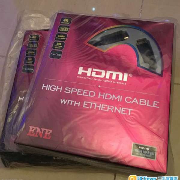 全新未用過 HDMI Cable (2M) 每條 $60  共有2條