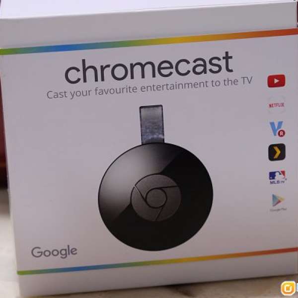 99%新 行貨 有盒 全套 第2代 Google chromecast  串流播放 無線連接 投影 電視 and...