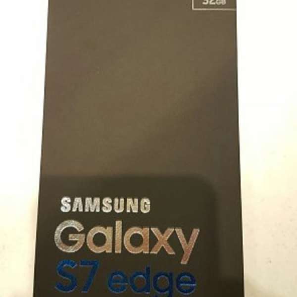 全新未開封Samsung Galaxy S7 Edge / 32GB / 黑色 / 豐澤行貨