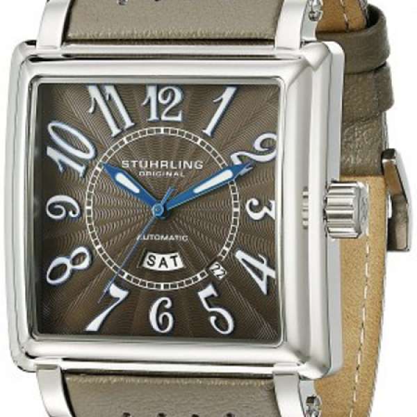 Stuhrling Original Manchester Ozzie Automatic Day and Date Grey Watch