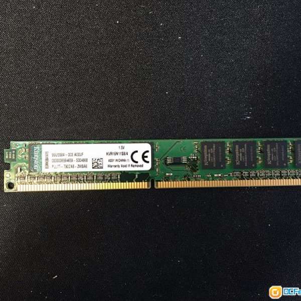 Kingston 4GB DDR3 Ram (短身)