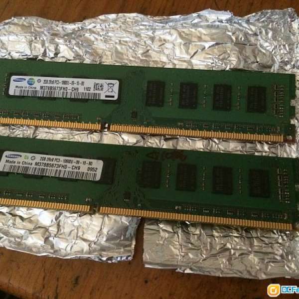 SAMSUNG DDR3 1333 RAM 2GB x2