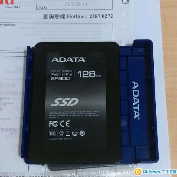 100% Work Adata Premier Pro SP900 128GB SSD 有單有保