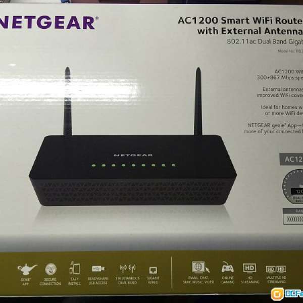 Netgear R6220  AC1200 WIFI  Router(有原廠保養)